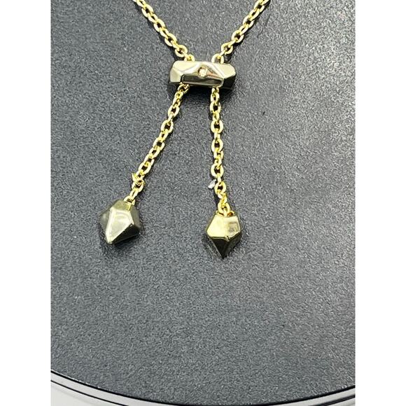 Kendra Scott Elaina Gold Brass
Veined Blue Turquoise Bolo Adjustable Bracelet - Picture 9 of 9